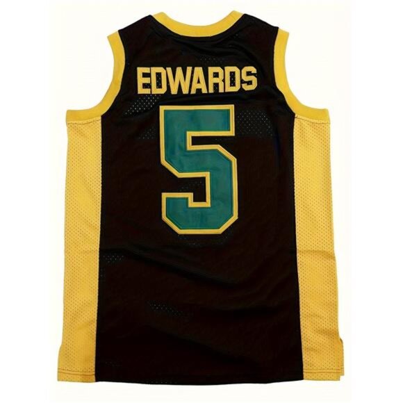 Holy Spirit Prep #5 Edwards Men's Embroidered Basketball Jersey - 100% - Picture 3 of 5